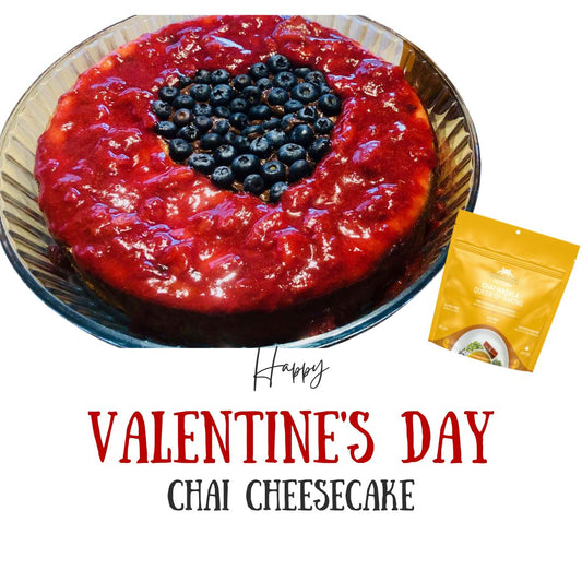 Valentine Chai CheeseCake