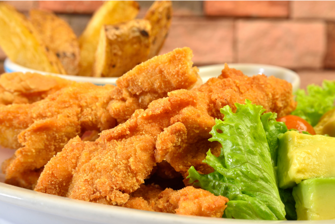 Breaded Fish with Dip