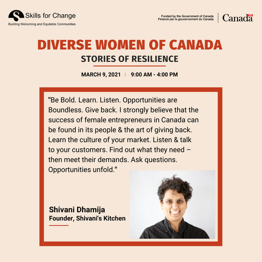 DIVERSE WOMEN ON CANADA -  STORIES OF RESILIENCE