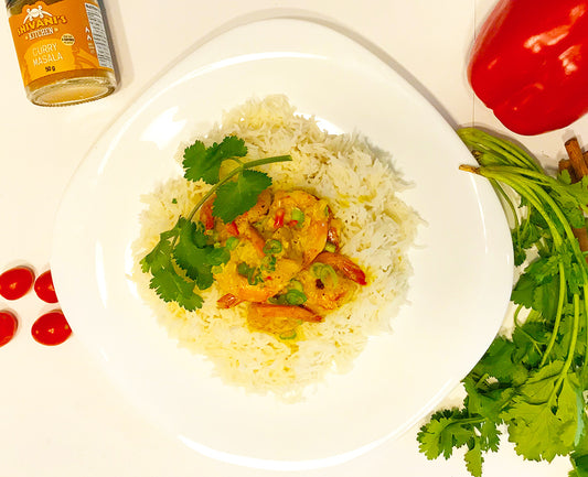 Curry Shrimp with Shivani's Curry Masala Spice