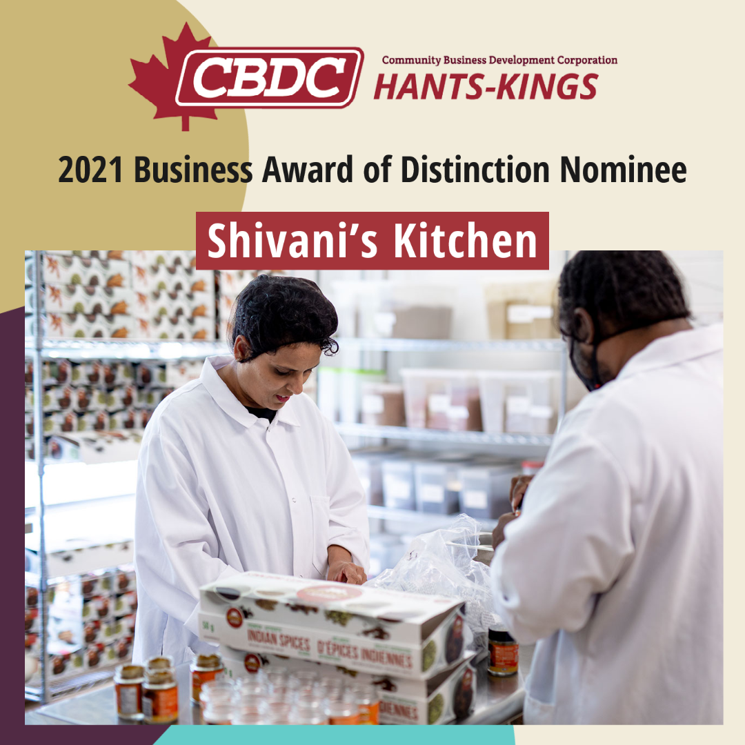 CBDC: 2021 Business Award of Distinction Nominee - Shivani’s Kitchen