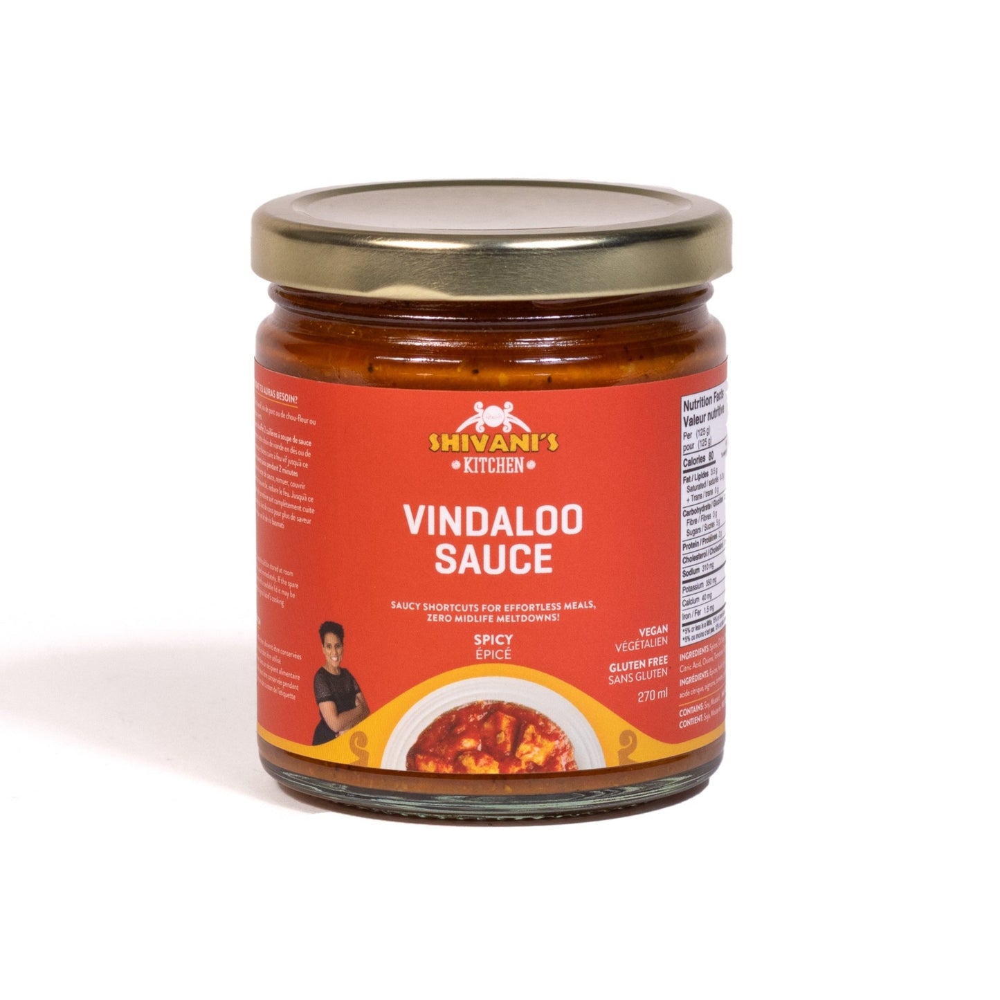 Vindaloo Sauce (Vegan/Dairy free/Gluten Free)(Pack of 4)