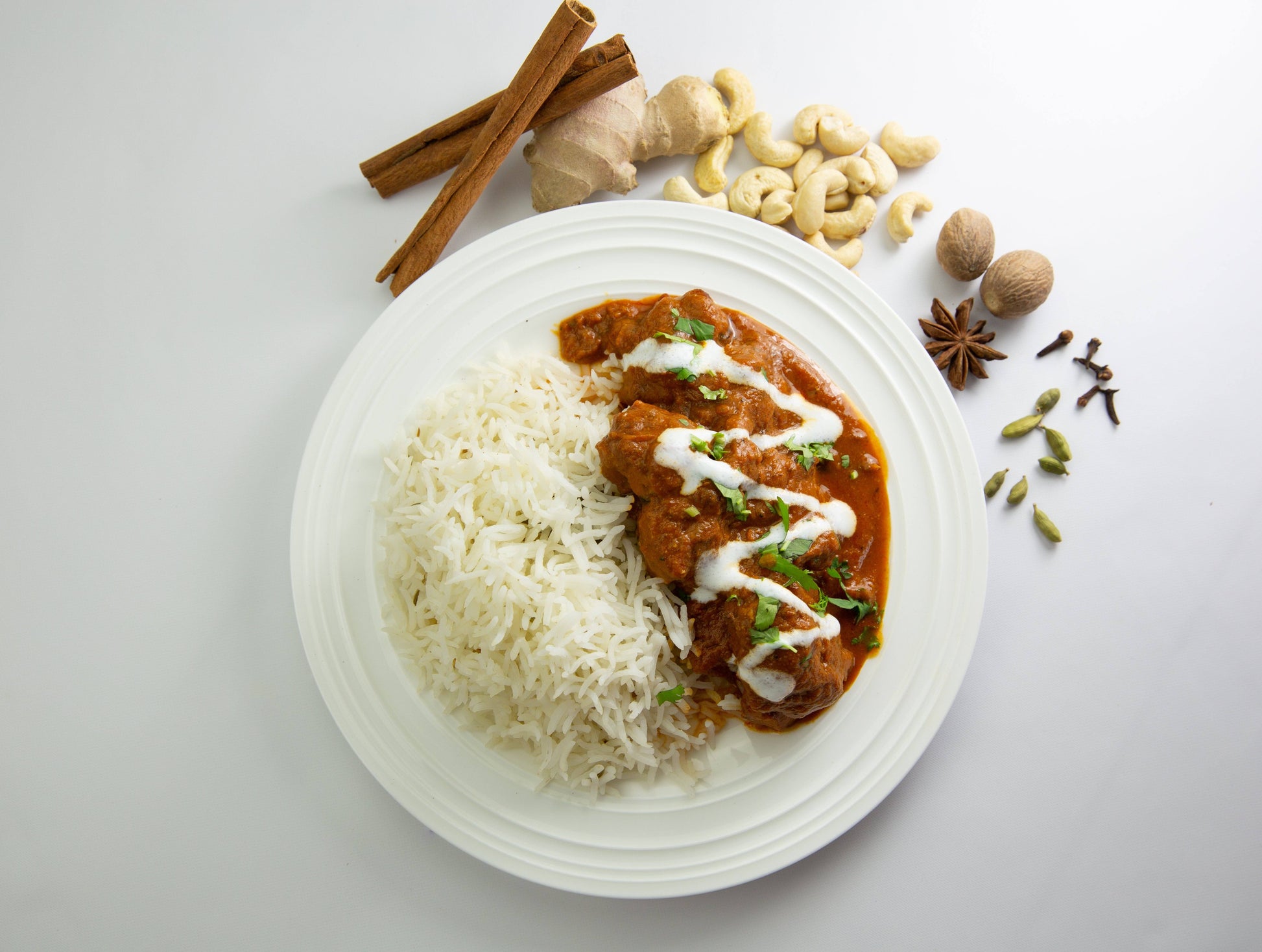 The best Butter Chicken dish with Rice made using Shivani's Butter Chicken Sauce and Spice